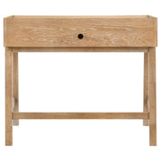 Fabian 38-inch Computer Desk with Keyboard Drawer Distressed Light Brown - 802041
