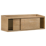 Fabian Bookshelf Bridge with Cubbies Distressed Light Brown - 802044
