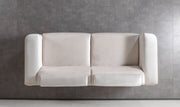 Fabiana Ivory Velvet Sofa & Loveseat - FABIANAIV-SL