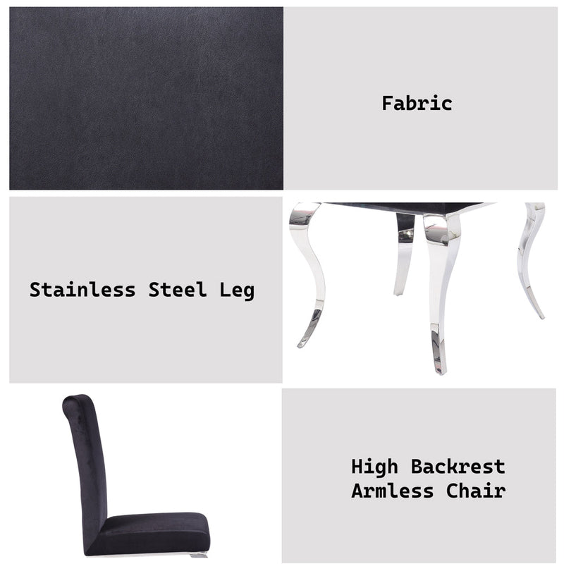 Fabiola Side Chair (Set-2) - 62072