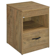 Fabre 1-drawer Extendable Top Nightstand Bedside Table Mango - 305792MGO