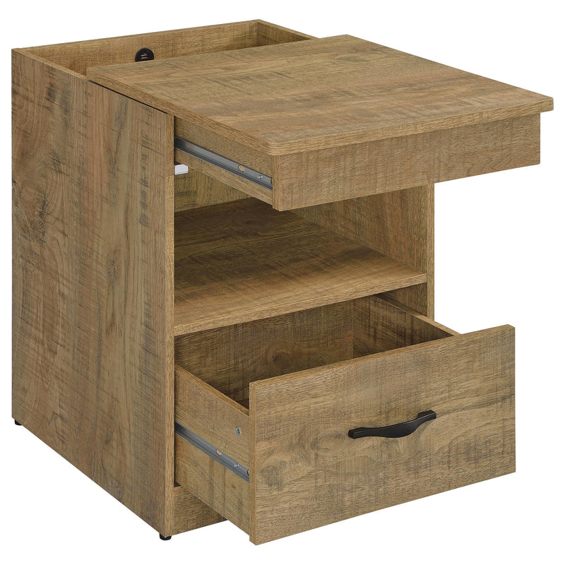 Fabre 1-drawer Extendable Top Nightstand Bedside Table Mango - 305792MGO