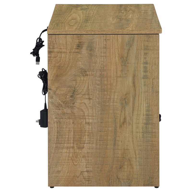 Fabre 1-drawer Extendable Top Nightstand Bedside Table Mango - 305792MGO