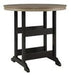 Fairen Trail Black/Driftwood Bar Table - Gate FurniturePub Table