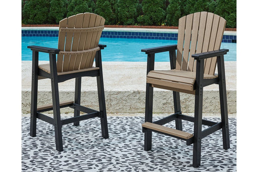Fairen Trail Black/Driftwood Barstool (Set of 2) - Gate FurnitureBarstool