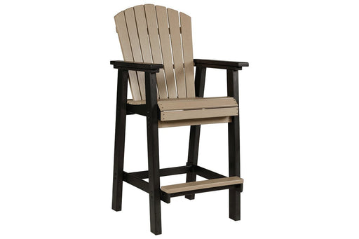 Fairen Trail Black/Driftwood Barstool (Set of 2) - Gate FurnitureBarstool