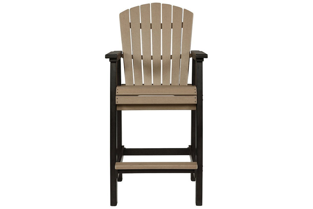 Fairen Trail Black/Driftwood Barstool (Set of 2) - Gate FurnitureBarstool