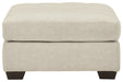 Falkirk Parchment Oversized Accent Ottoman - Gate FurnitureOttoman