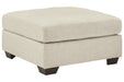 Falkirk Parchment Oversized Accent Ottoman - Gate FurnitureOttoman