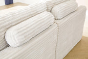 Fannin Ivory Left-Arm/Right-Arm Facing Corner Chair - PC8430451