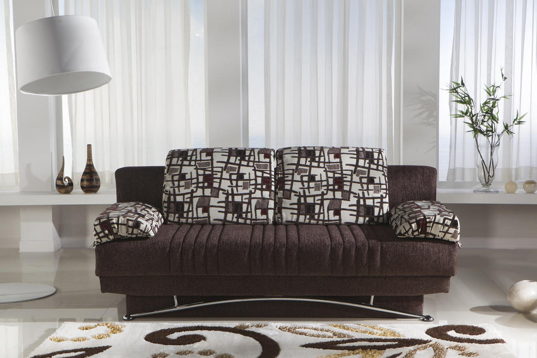 Fantasy 3 Seat Sleeper (Aristo Burgundy) 1 Piece - Gate FurnitureSleeper Sofa