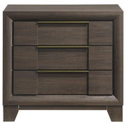 Farre 2-drawer Nightstand Bedside Table Dark Brown - 225322