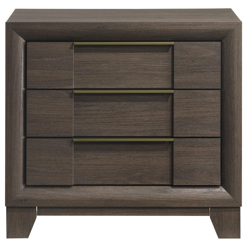 Farre 2-drawer Nightstand Bedside Table Dark Brown - 225322