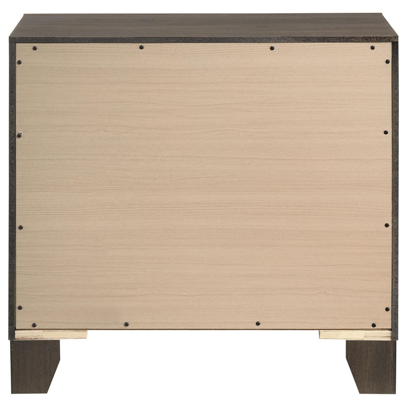 Farre 2-drawer Nightstand Bedside Table Dark Brown - 225322