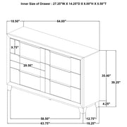 Farre 4-piece Queen Bedroom Set Dark Brown - 225321Q-S4
