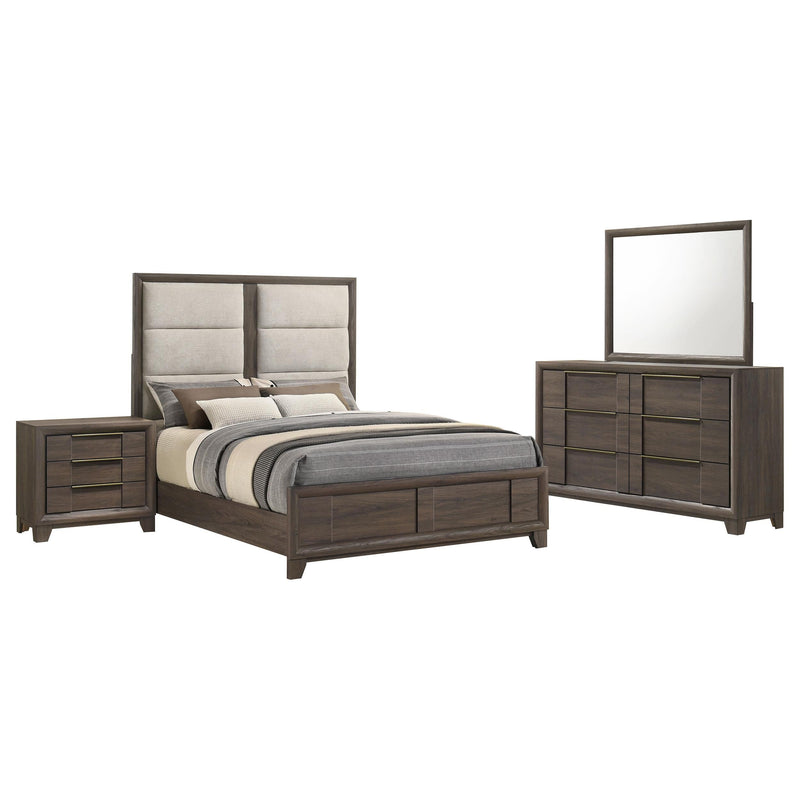 Farre 4-piece Queen Bedroom Set Dark Brown - 225321Q-S4