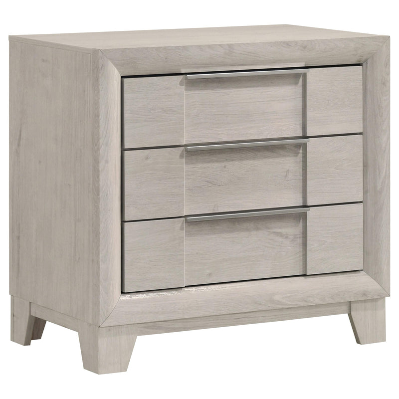 Farre 4-piece Queen Bedroom Set Washed Grey - 225111Q-S4