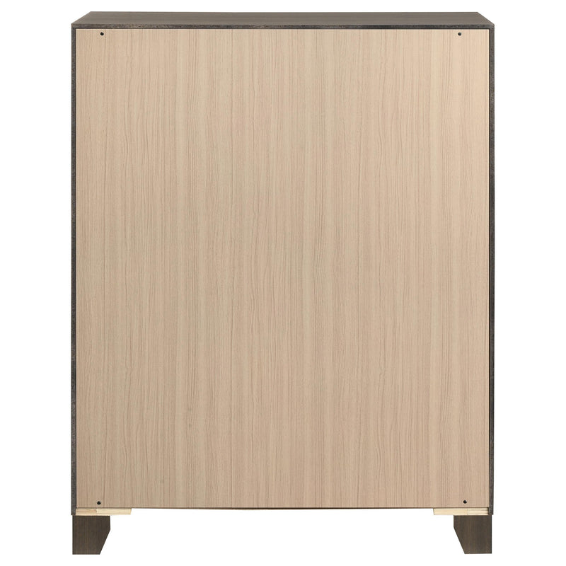Farre 5-drawer Chest of Drawers Dark Brown - 225325