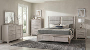Farre 5-piece Queen Bedroom Set Washed Grey - 225110Q-S5