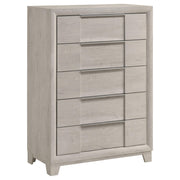 Farre 5-piece Queen Bedroom Set Washed Grey - 225110Q-S5