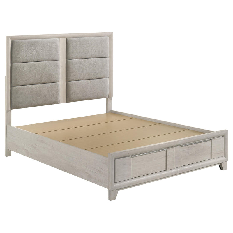 Farre 5-piece Queen Bedroom Set Washed Grey - 225110Q-S5
