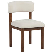 Faulkner 5-piece 48-inch Round Dining Set Cream - 115600-S5A