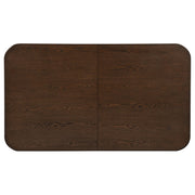 Faulkner 84-inch Extension Wood Dining Table Brown Oak - 115601