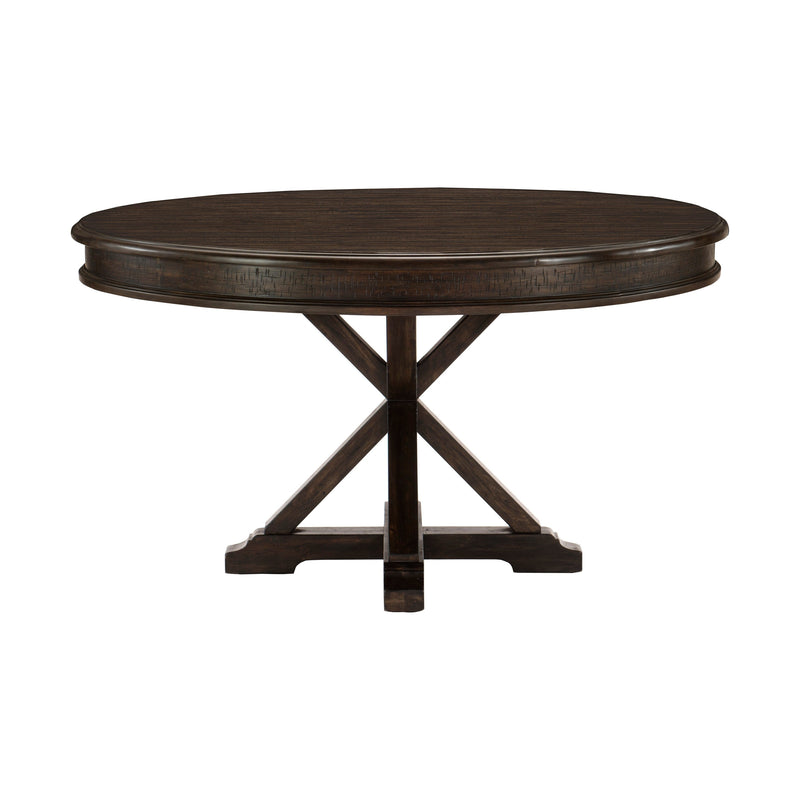 Cardano Driftwood Charcoal Round Dining Set - Lara FurnitureDining Room Set