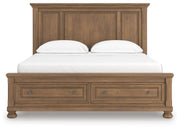 Feddinger California King Panel Storage Bed, Dresser and Nightstand - PCB779B20