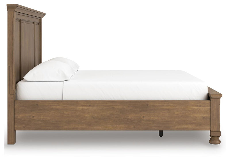 Feddinger California King Panel Storage Bed, Dresser and Nightstand - PCB779B20