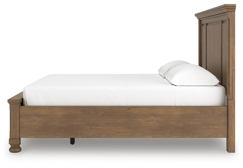 Feddinger California King Panel Storage Bed, Dresser and Nightstand - PCB779B20