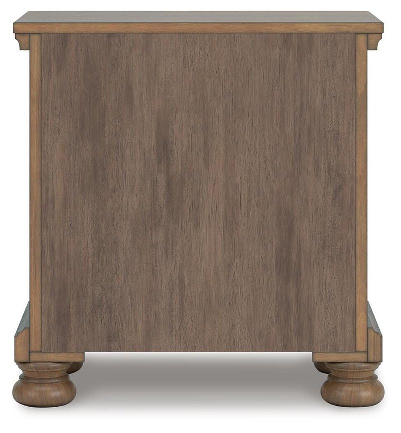 Feddinger California King Panel Storage Bed, Dresser and Nightstand - PCB779B20