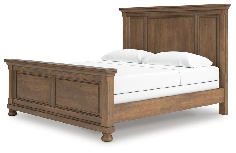 Feddinger King Panel Bed, Dresser, Mirror, Chest and 2 Nightstands - PCB779B22