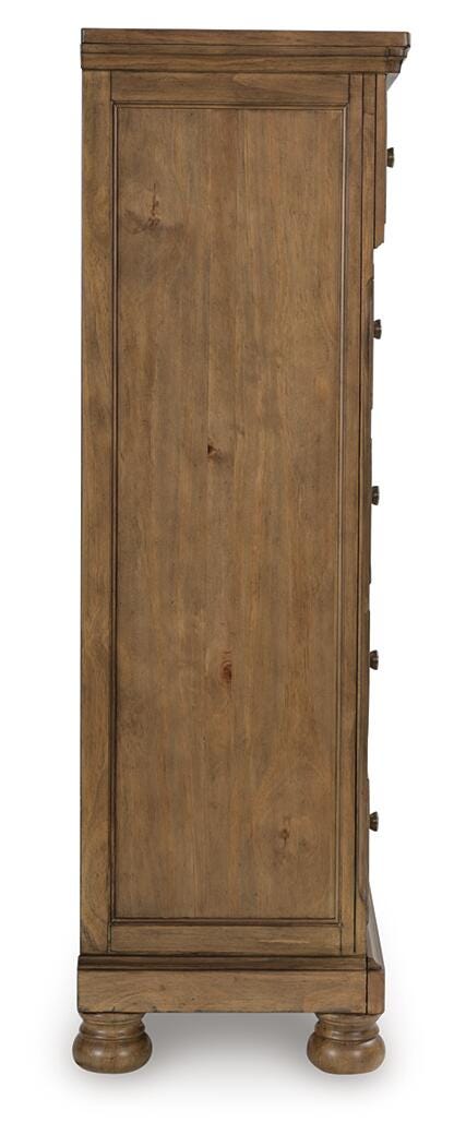 Feddinger Medium Brown Chest of Drawers - PCB779-46