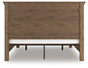 Feddinger Medium Brown King Panel Storage Bed - PCB779B12