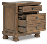 Feddinger Medium Brown Nightstand - PCB779-92