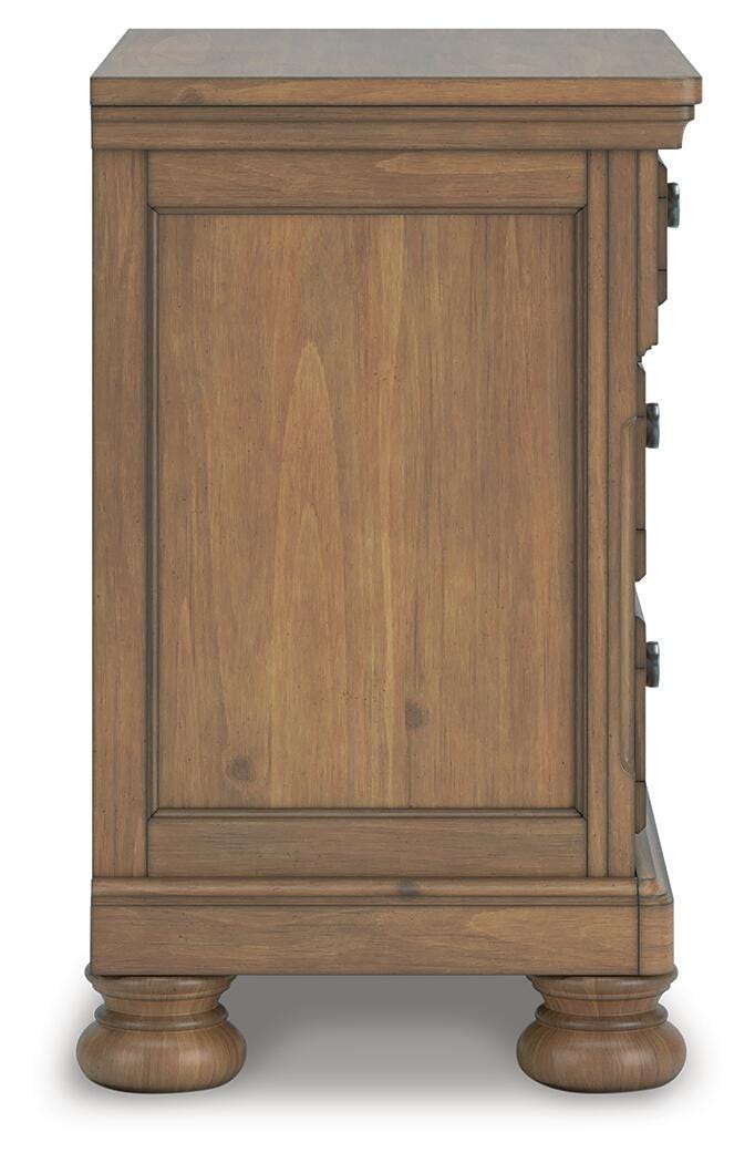 Feddinger Medium Brown Nightstand - PCB779-92