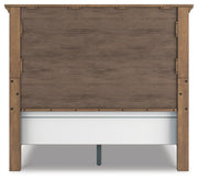 Feddinger Queen Panel Bed with Dresser and Nightstand in Medium Brown - PKG022307