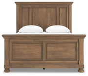 Feddinger Queen Panel Bed with Dresser in Medium Brown - PKG022306