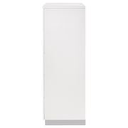 Felicity 5-drawer Bedroom Chest White High Gloss - 203505