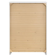 Felicity 5-drawer Bedroom Chest White High Gloss - 203505