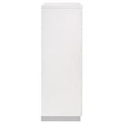 Felicity 5-drawer Bedroom Chest White High Gloss - 203505