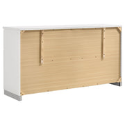 Felicity 5-piece Full Bedroom Set White High Gloss - 203500F-S5L