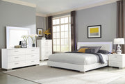 Felicity 5-piece Queen Bedroom Set White High Gloss - 203500Q-S5L