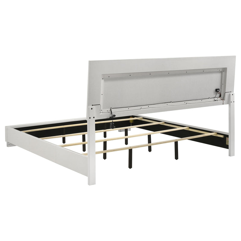 Felicity 6-piece California King Bedroom Set White Gloss - 203500KW-S6