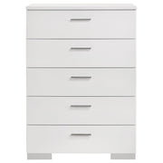 Felicity 6-piece Queen Bedroom Set White High Gloss - 203500Q-S6