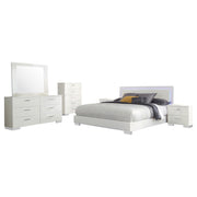 Felicity 6-piece Queen Bedroom Set White High Gloss - 203500Q-S6