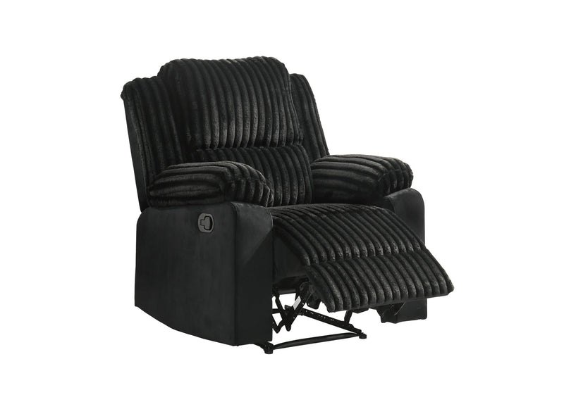 Felix - Black Manual Recliner - L628-R