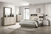 Fenwick 4-drawer Chest of Drawers Grey Oak - 224985