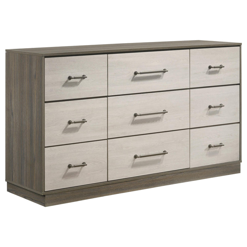 Fenwick 4-piece California King Bedroom Set Grey Oak - 224981KW-S4